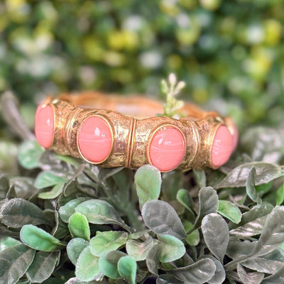 Goldtone Stretch Bracelets - Blush Stone Shabby Chic Boutique and Tanning Salon