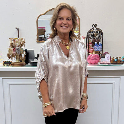 Good Times Top - Champagne Shabby Chic Boutique and Tanning Salon