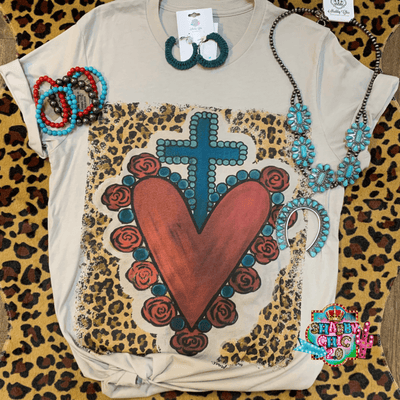 Heart and Cross Tee Shabby Chic Boutique and Tanning Salon