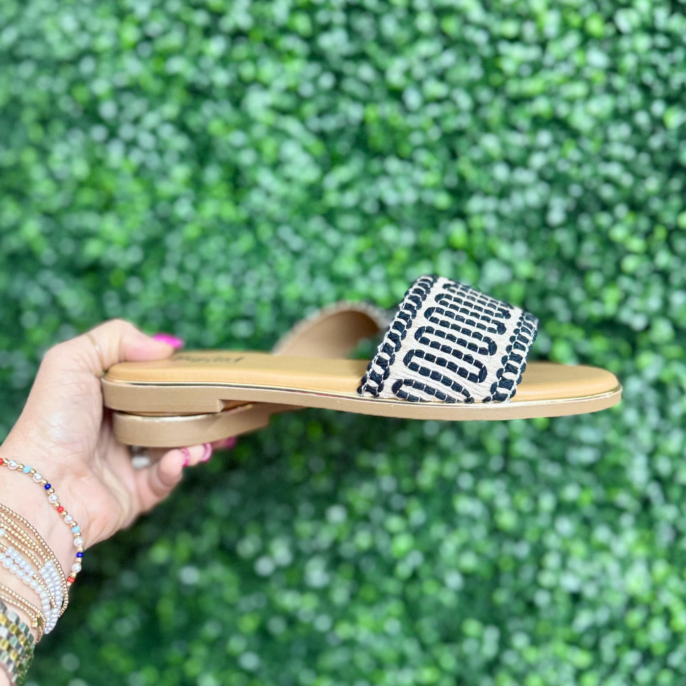 Here For A Goodtime Sandal - Black Shabby Chic Boutique and Tanning Salon