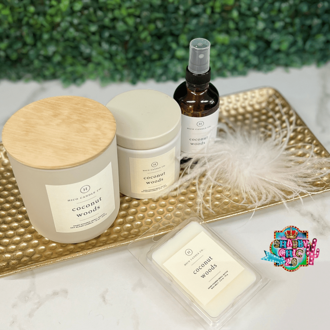 Hico Candle Company Candles - Coconut Woods Shabby Chic Boutique and Tanning Salon