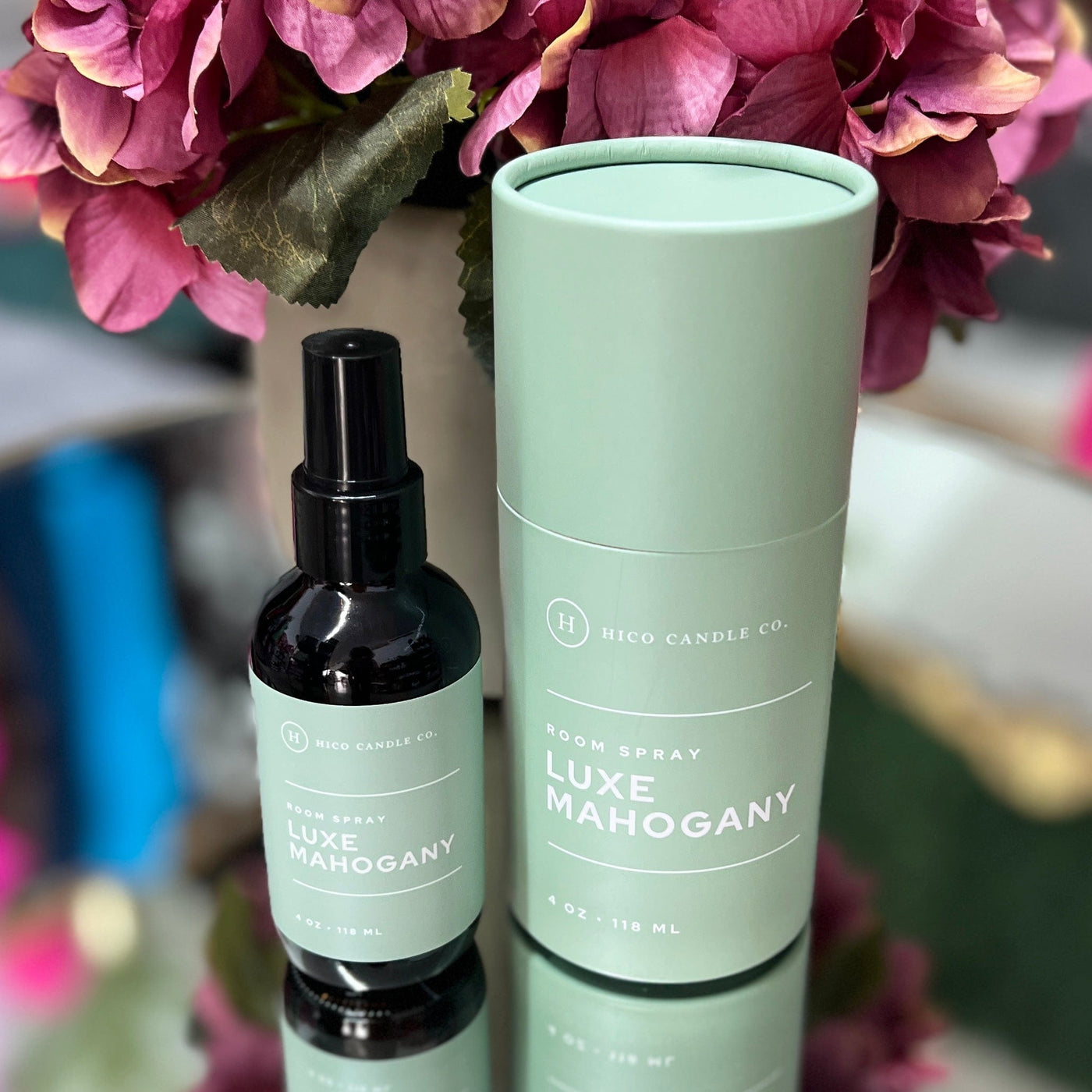 Hico Candle Company - Luxe Mahogany Shabby Chic Boutique and Tanning Salon Room Spray