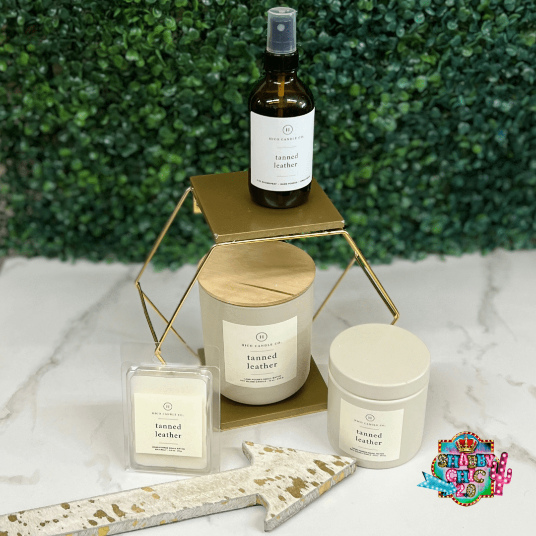 Hico Candle Company - Tanned Leather Shabby Chic Boutique and Tanning Salon