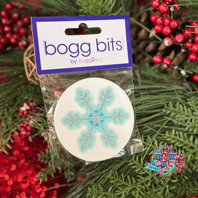 Holiday Bogg® Bits Shabby Chic Boutique and Tanning Salon Snowflake