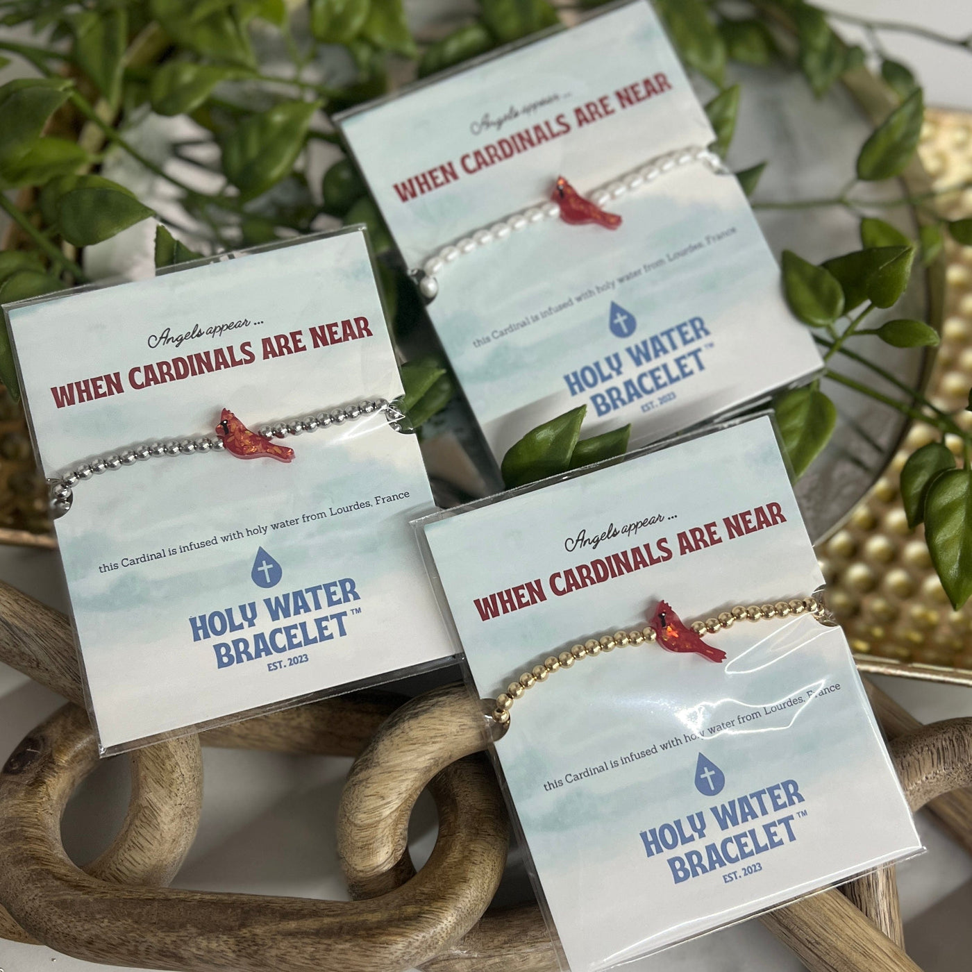 Holy Water Cardinal Bracelet Shabby Chic Boutique and Tanning Salon