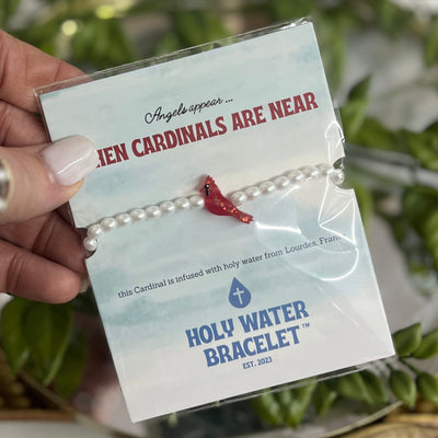 Holy Water Cardinal Bracelet Shabby Chic Boutique and Tanning Salon Pearl