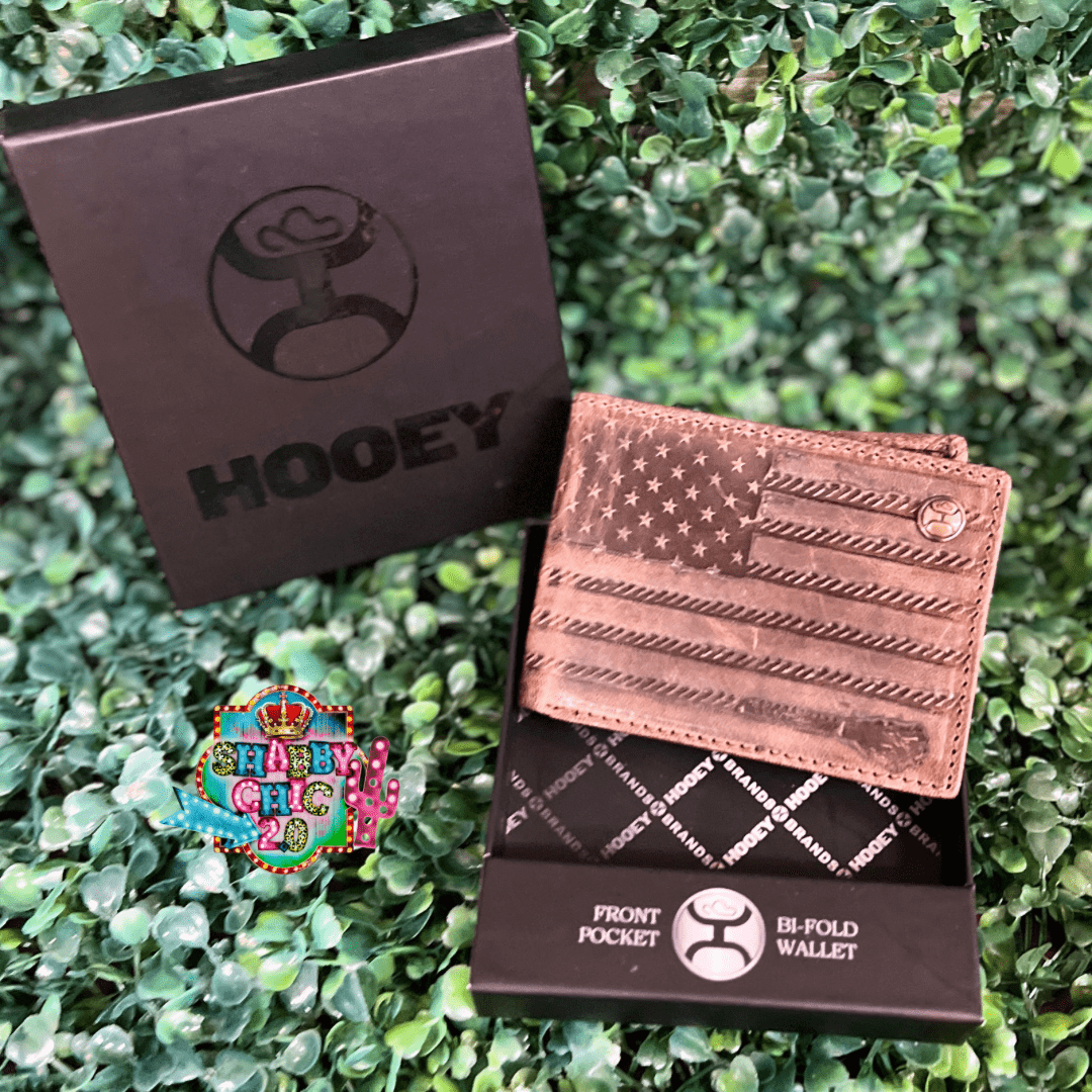 HOOEY  "LIBERTY ROPER" HOOEY FRONT POCKET BIFOLD WALLET Shabby Chic Boutique and Tanning Salon