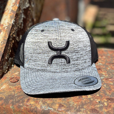 HOOEY  "STERLING" GREY/BLACK SNAPBACK HAT Shabby Chic Boutique and Tanning Salon
