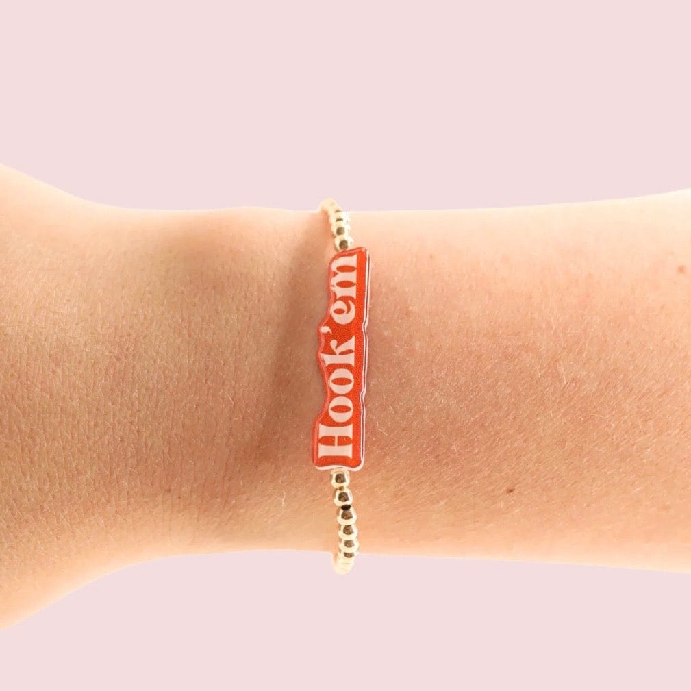 Hook Em Bracelet Beaded Blondes