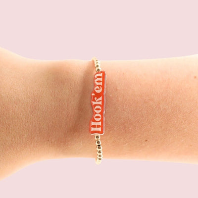 Hook Em Bracelet Beaded Blondes