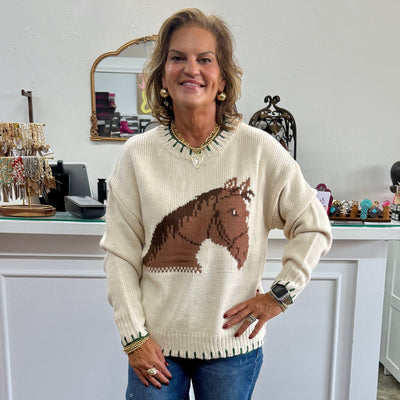 Howdy Cowgirl Sweater Shabby Chic Boutique and Tanning Salon
