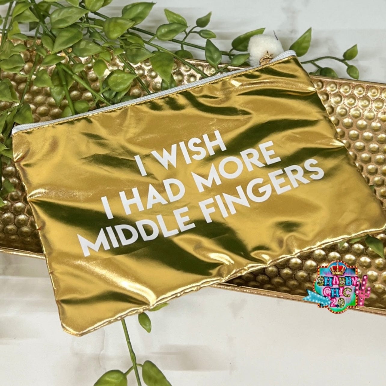 I Wish I Had More Makeup Bag Shabby Chic Boutique and Tanning Salon