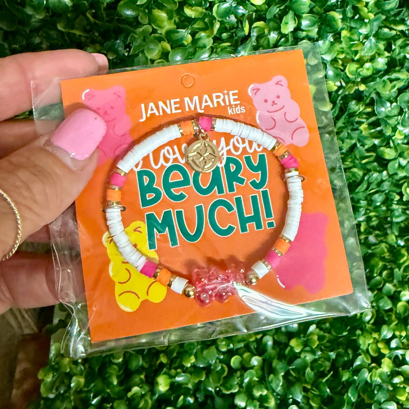 Jane Marie Children's Bracelets Shabby Chic Boutique and Tanning Salon Pink Gummy