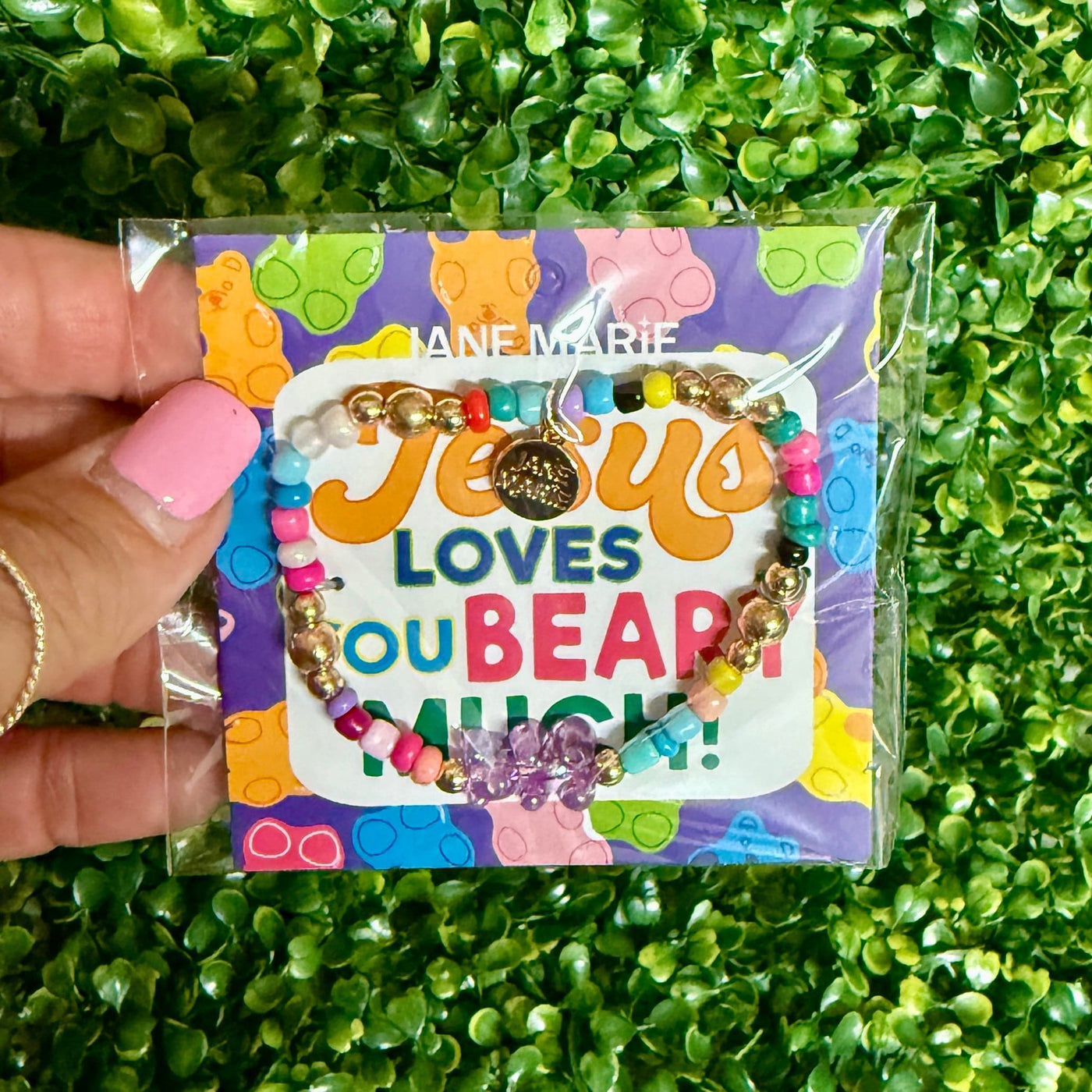 Jane Marie Children's Bracelets Shabby Chic Boutique and Tanning Salon Purple Gummy