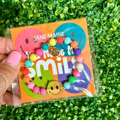 Jane Marie Children's Bracelets Shabby Chic Boutique and Tanning Salon Smile Face