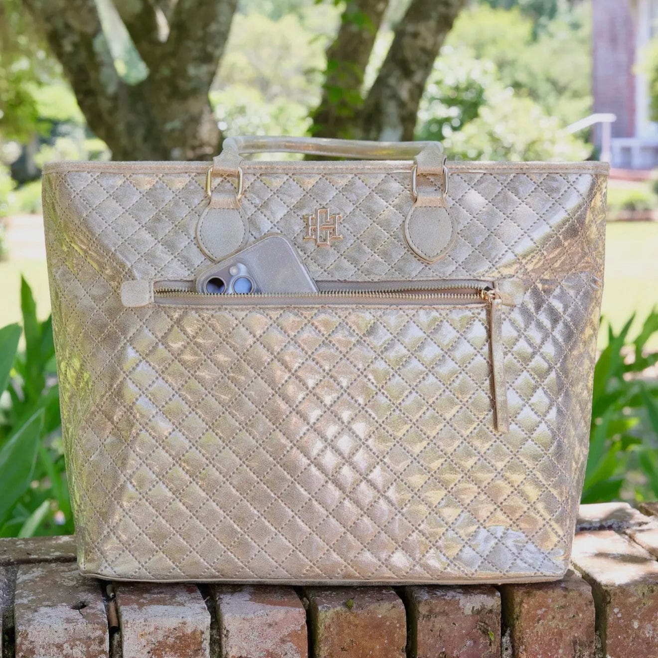 Jayden Tote Champagne Pop Shabby Chic Boutique and Tanning Salon