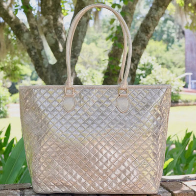 Jayden Tote Champagne Pop Shabby Chic Boutique and Tanning Salon