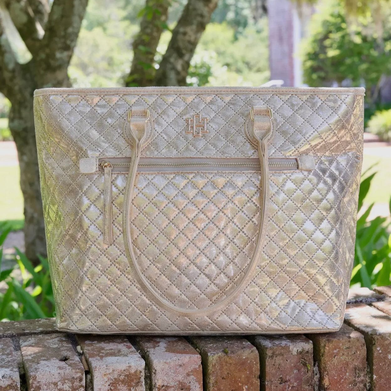 Jayden Tote Champagne Pop Shabby Chic Boutique and Tanning Salon