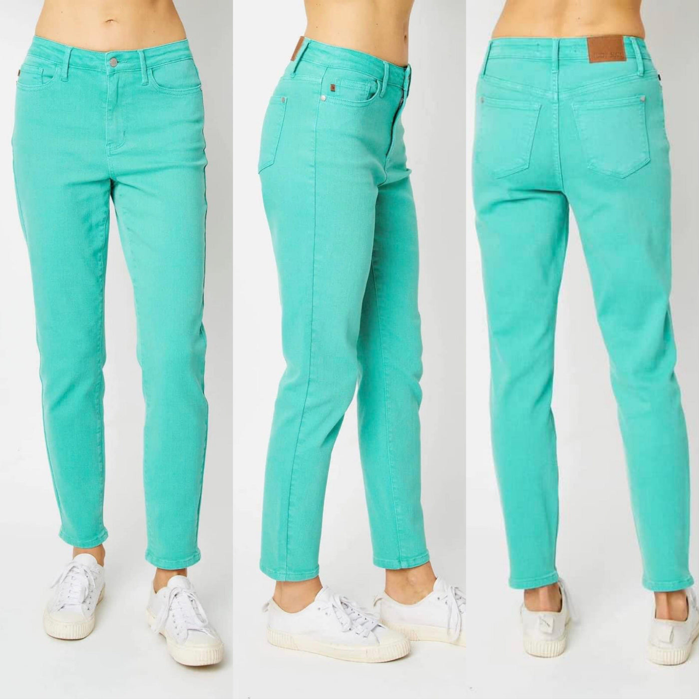 Judy Blue Aquamarine High Waist Slim Fit Jeans Shabby Chic Boutique and Tanning Salon