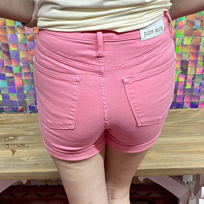 Judy Blue Tummy Control Shorts - Pink Shabby Chic Boutique and Tanning Salon