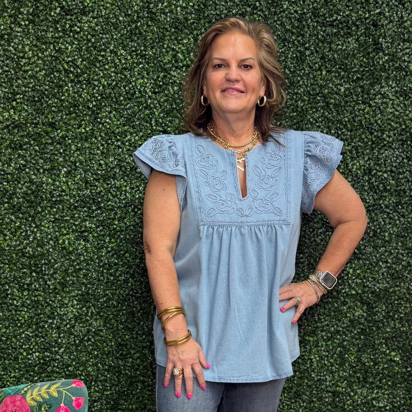 Just In Time To Dance Top Shabby Chic Boutique and Tanning Salon