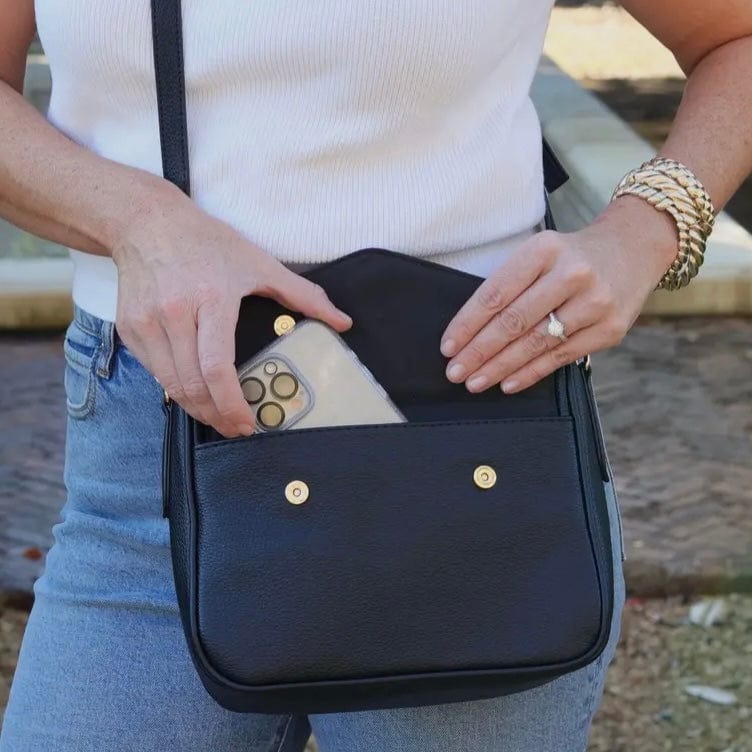 Lainey Crossbody Black Shabby Chic Boutique and Tanning Salon