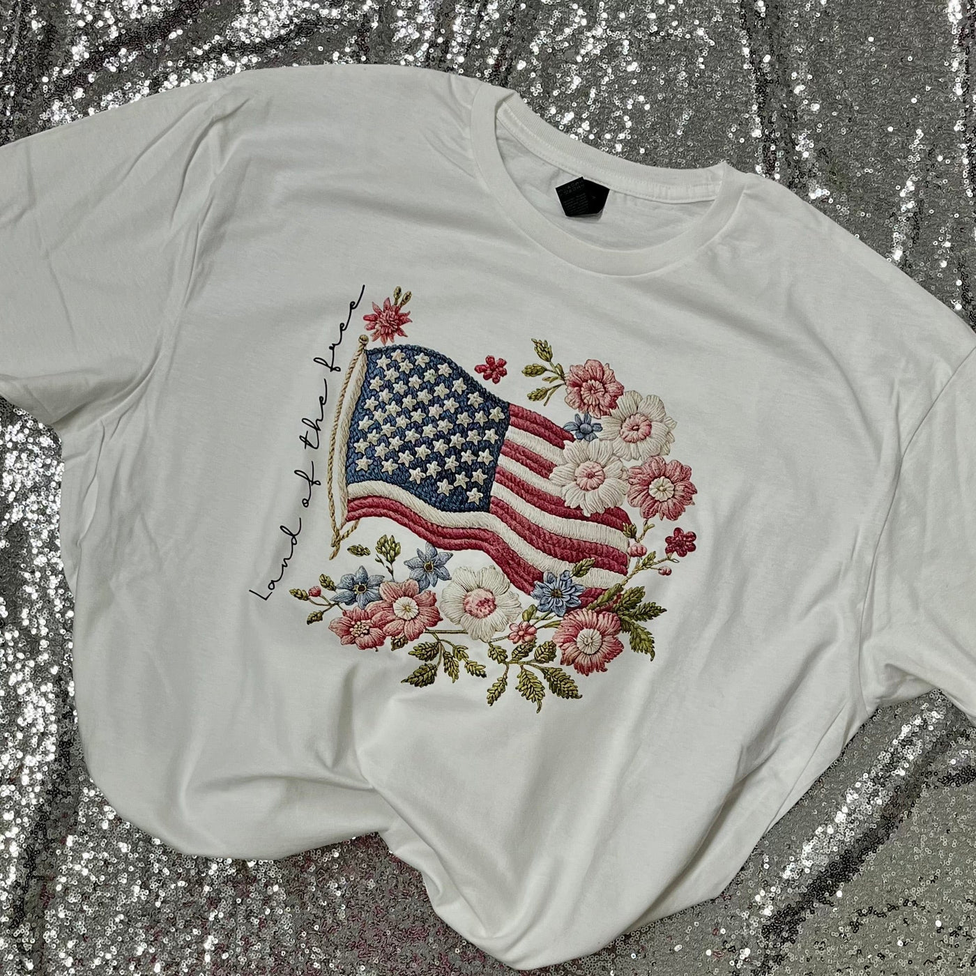 Land of the Free Tee Shabby Chic Boutique and Tanning Salon