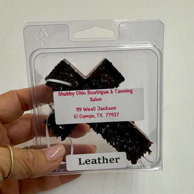 Leather Car Aromies Shabby Chic Boutique and Tanning Salon