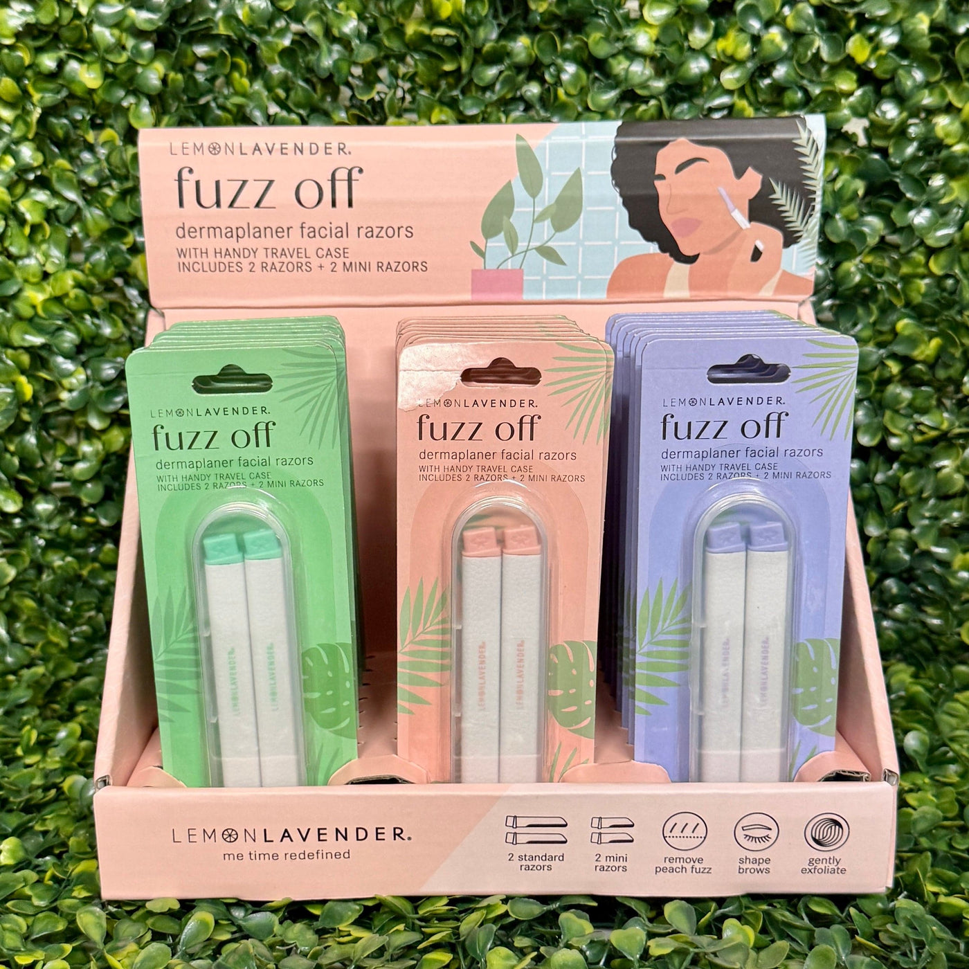 Lemon Lavender® Fuzz Off Dermaplaner Facial Razors Shabby Chic Boutique and Tanning Salon