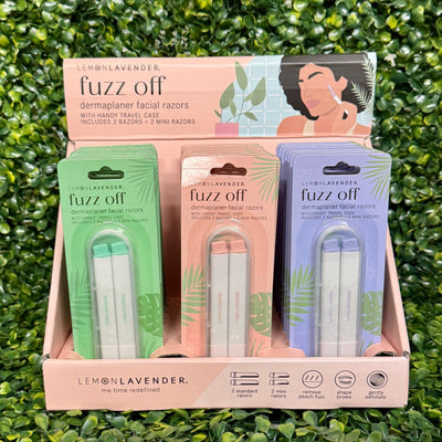 Lemon Lavender® Fuzz Off Dermaplaner Facial Razors Shabby Chic Boutique and Tanning Salon