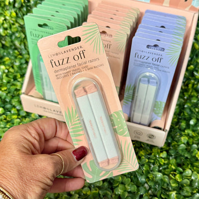 Lemon Lavender® Fuzz Off Dermaplaner Facial Razors Shabby Chic Boutique and Tanning Salon Pink