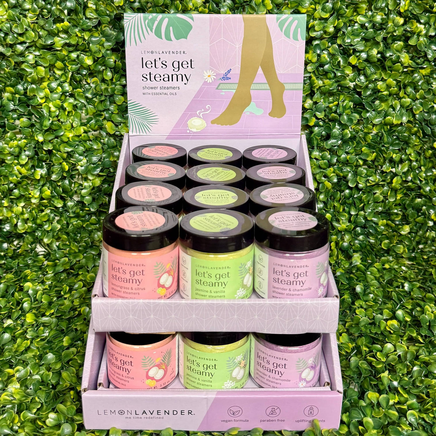 Lemon Lavender Let's Get Steamy Shower Steamers Shabby Chic Boutique and Tanning Salon