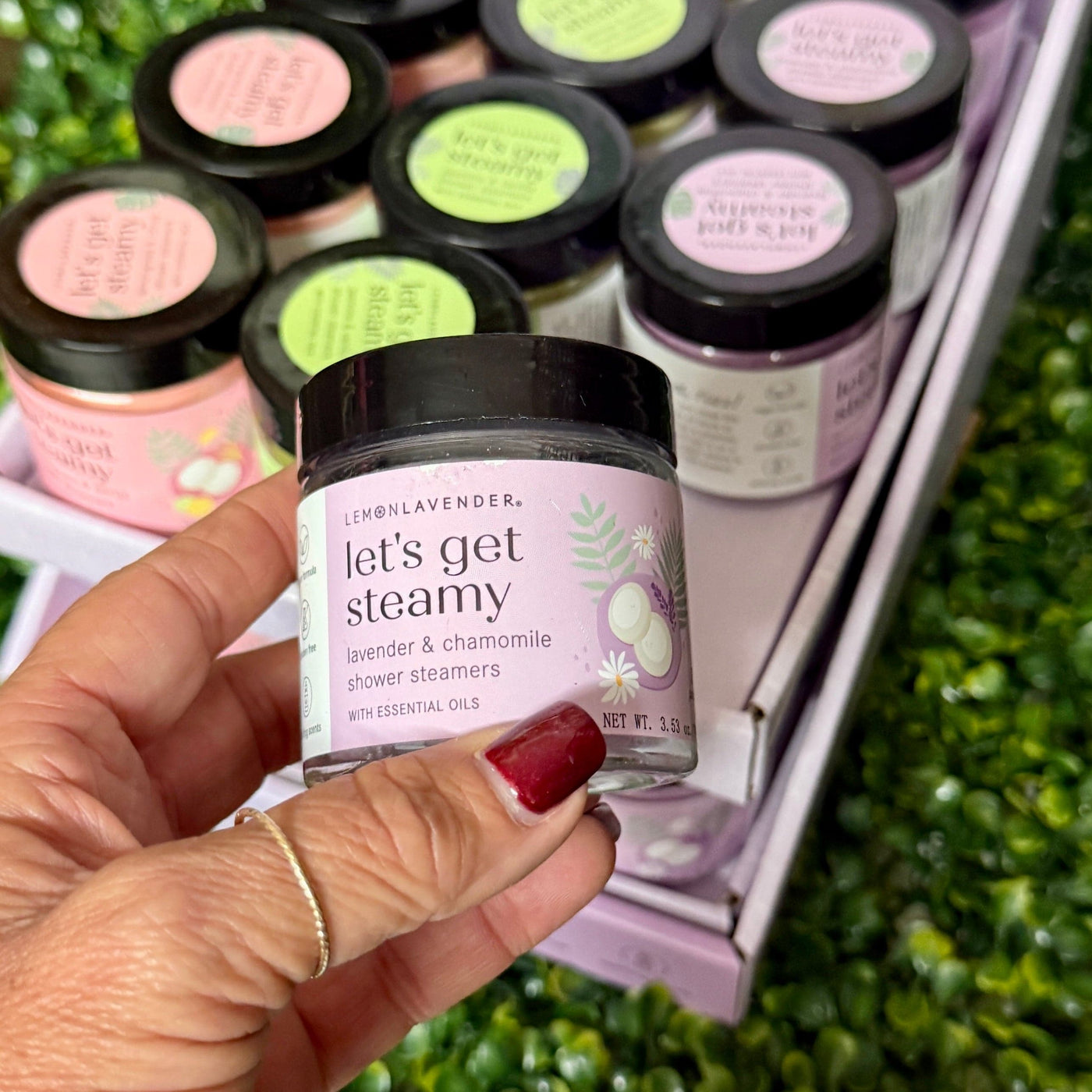 Lemon Lavender Let's Get Steamy Shower Steamers Shabby Chic Boutique and Tanning Salon Lavendar - Lavendar/Chamomile