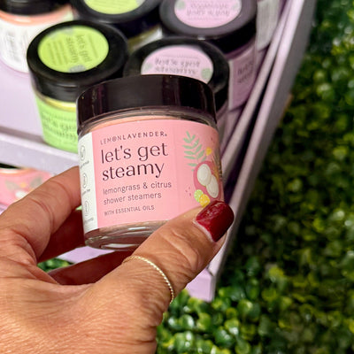 Lemon Lavender Let's Get Steamy Shower Steamers Shabby Chic Boutique and Tanning Salon Pink - Lemongrass/Citrus