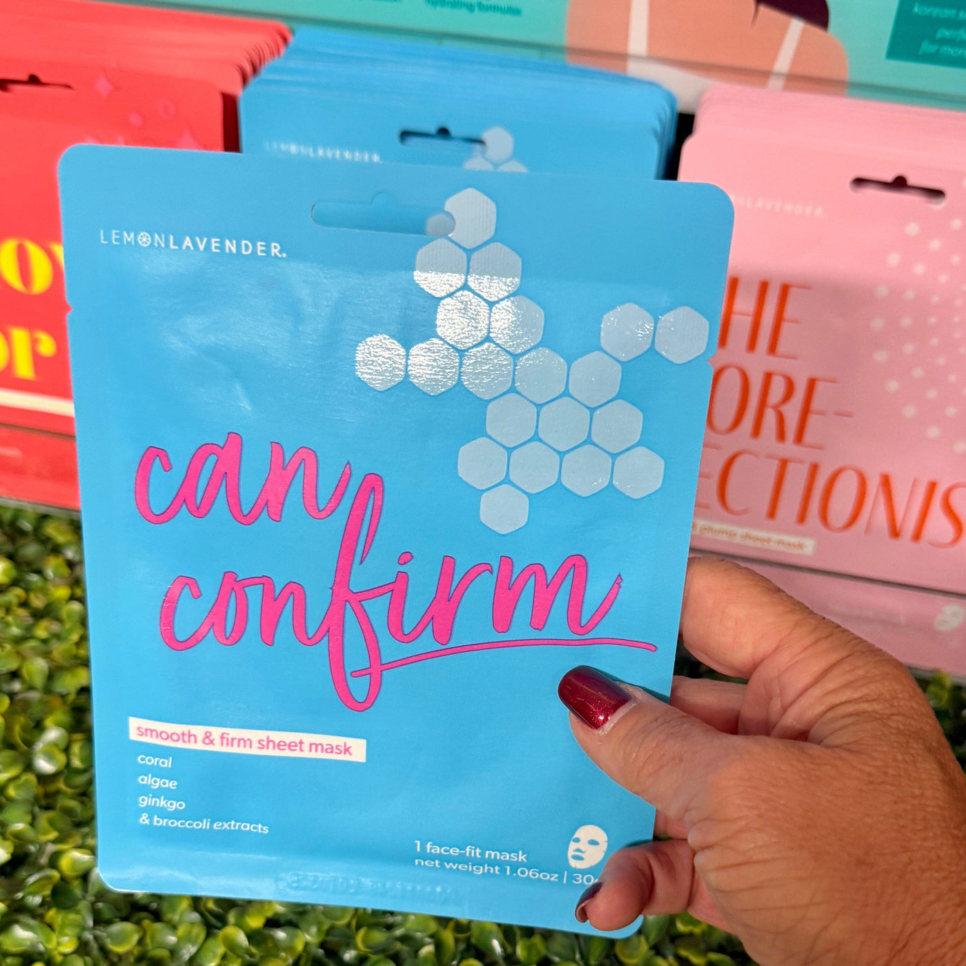 Lemon Lavender Sheet Dreams Face Masks Shabby Chic Boutique and Tanning Salon Can Confirm