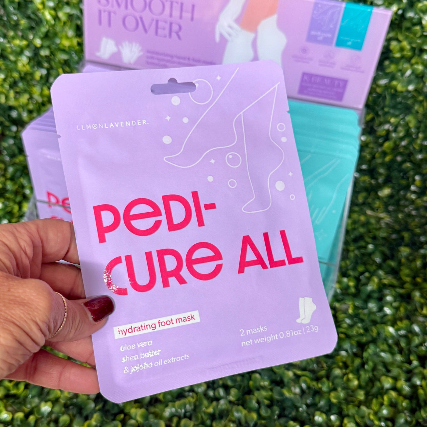 Lemon Lavender® Smooth It Over Hydrating Hand & Foot Masks Shabby Chic Boutique and Tanning Salon Foot Masks