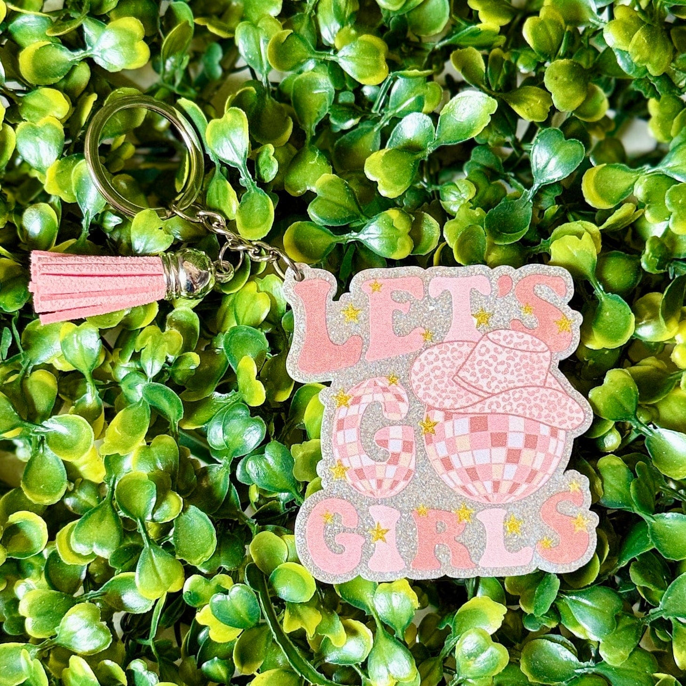 Let's Go Girls Keyrings Shabby Chic Boutique and Tanning Salon