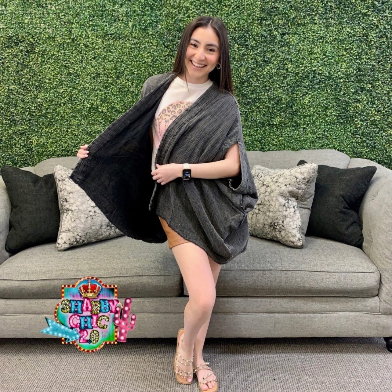 Lightweight Jacket - Acid Wash Shabby Chic Boutique and Tanning Salon