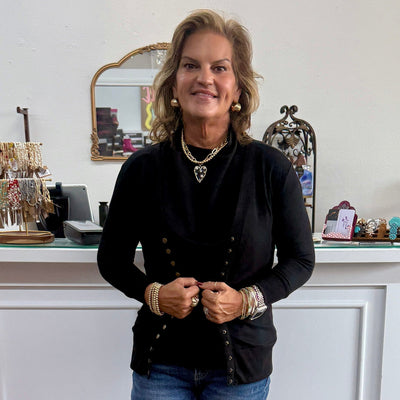 Lightweight Sweater - Black Shabby Chic Boutique and Tanning Salon