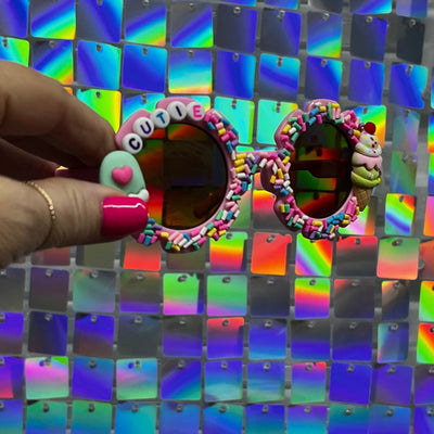 Little Girls Sunglasses Shabby Chic Boutique and Tanning Salon Light Pink