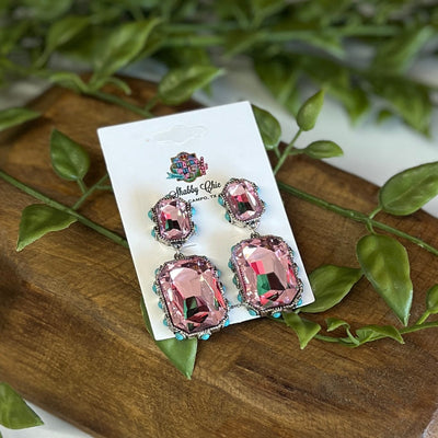 Luxe Earrings - Pink Shabby Chic Boutique and Tanning Salon