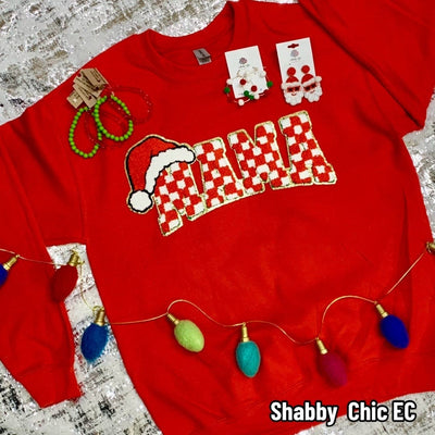 Mama Crewneck - Red Shabby Chic Boutique and Tanning Salon