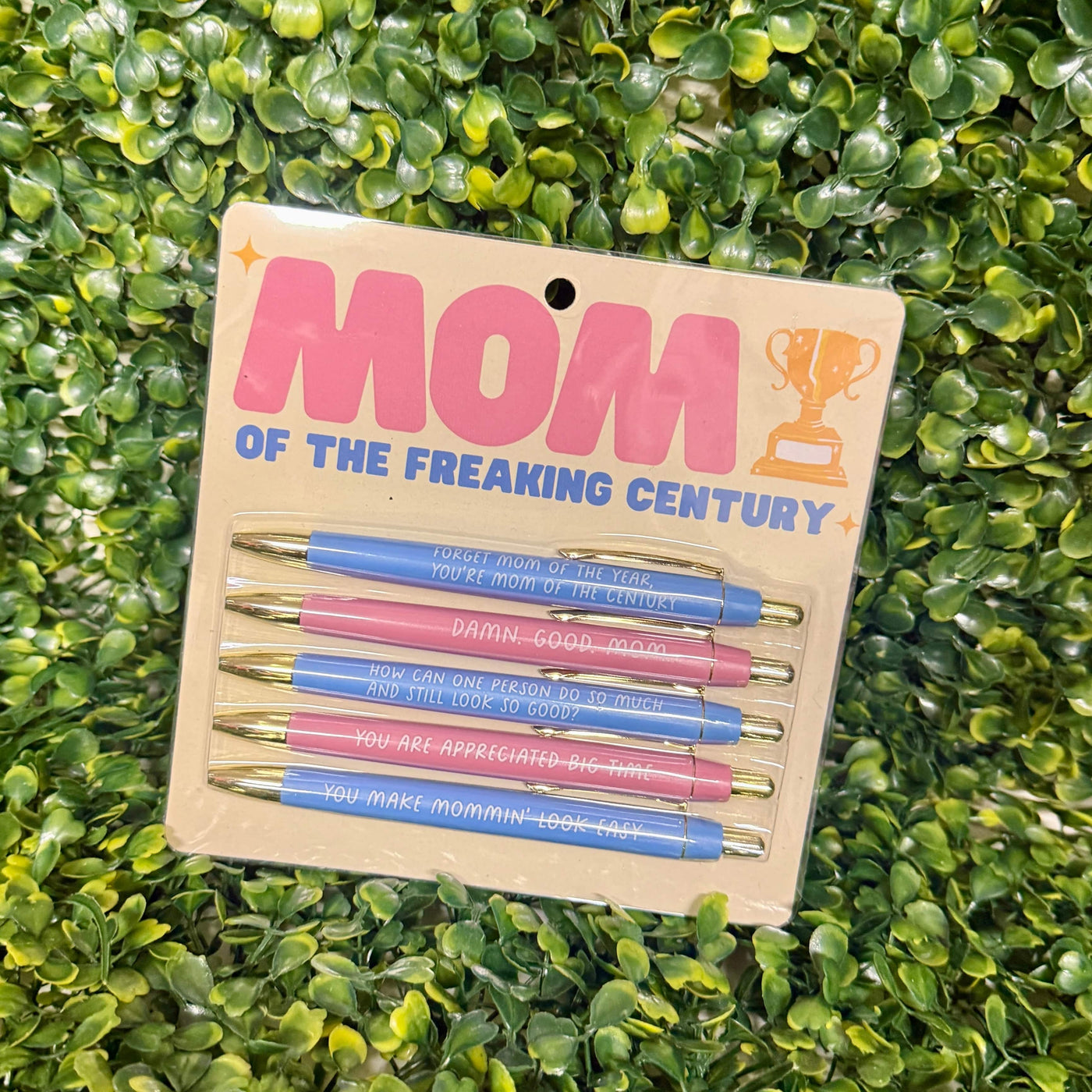 Mom of the Freaking Century Pen Set Shabby Chic Boutique and Tanning Salon