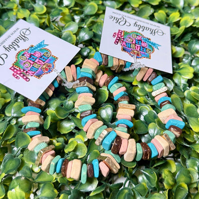 Multicolor Stretch Bracelet Shabby Chic Boutique and Tanning Salon