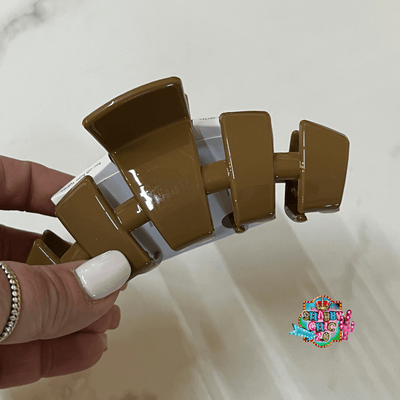 NEW FALL Colors Teleties Collection Shabby Chic Boutique and Tanning Salon Large - Caramel