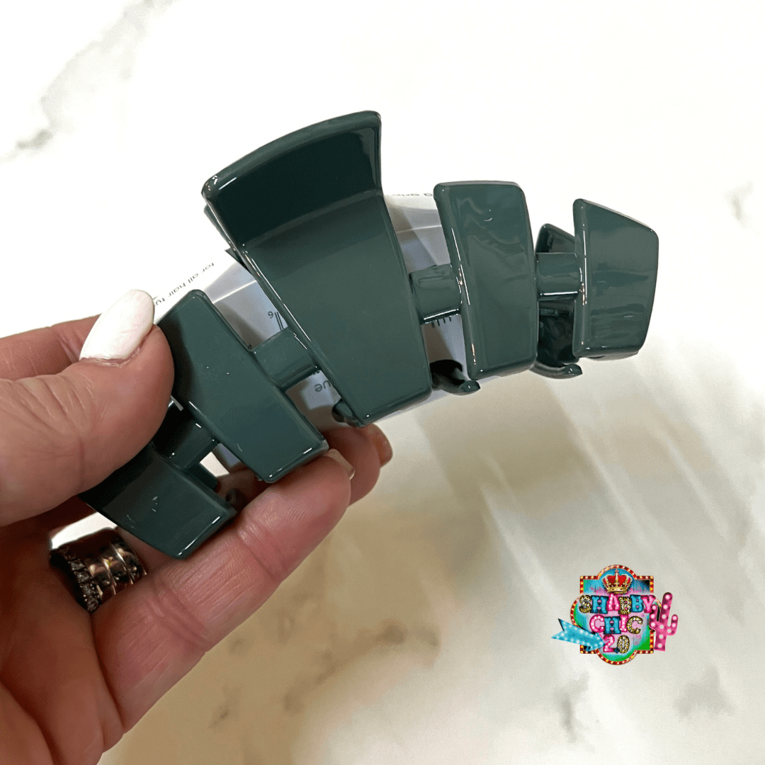 NEW FALL Colors Teleties Collection Shabby Chic Boutique and Tanning Salon Large - Storm Blue