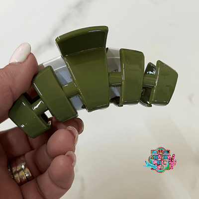 NEW FALL Colors Teleties Collection Shabby Chic Boutique and Tanning Salon Medium - Olive