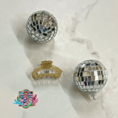 New Year's Teleties Hair Clips Shabby Chic Boutique and Tanning Salon Tiny Gold Open