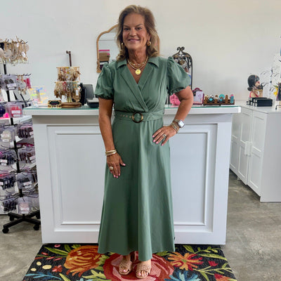 Oh So Green With Envy Dress Shabby Chic Boutique and Tanning Salon