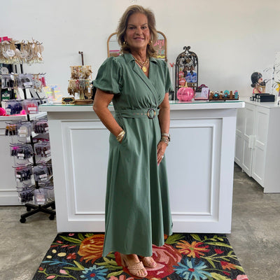 Oh So Green With Envy Dress Shabby Chic Boutique and Tanning Salon
